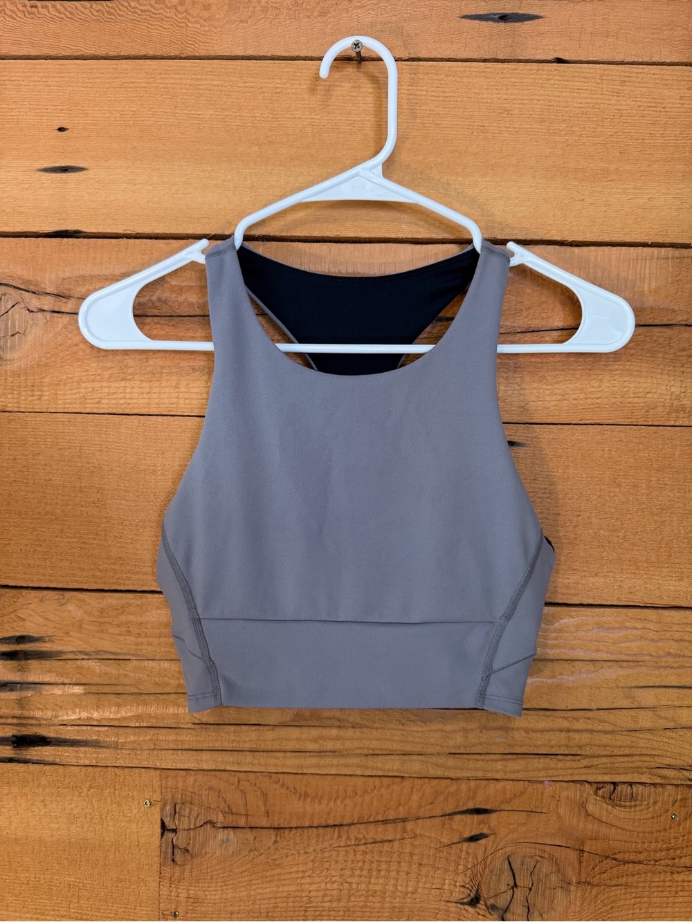 Zella Gray High-Neck Sports Bra